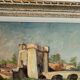Walled city painting