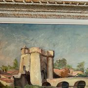 Peinture ville fortifiée