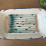 Faience asparagus dish - Digoin