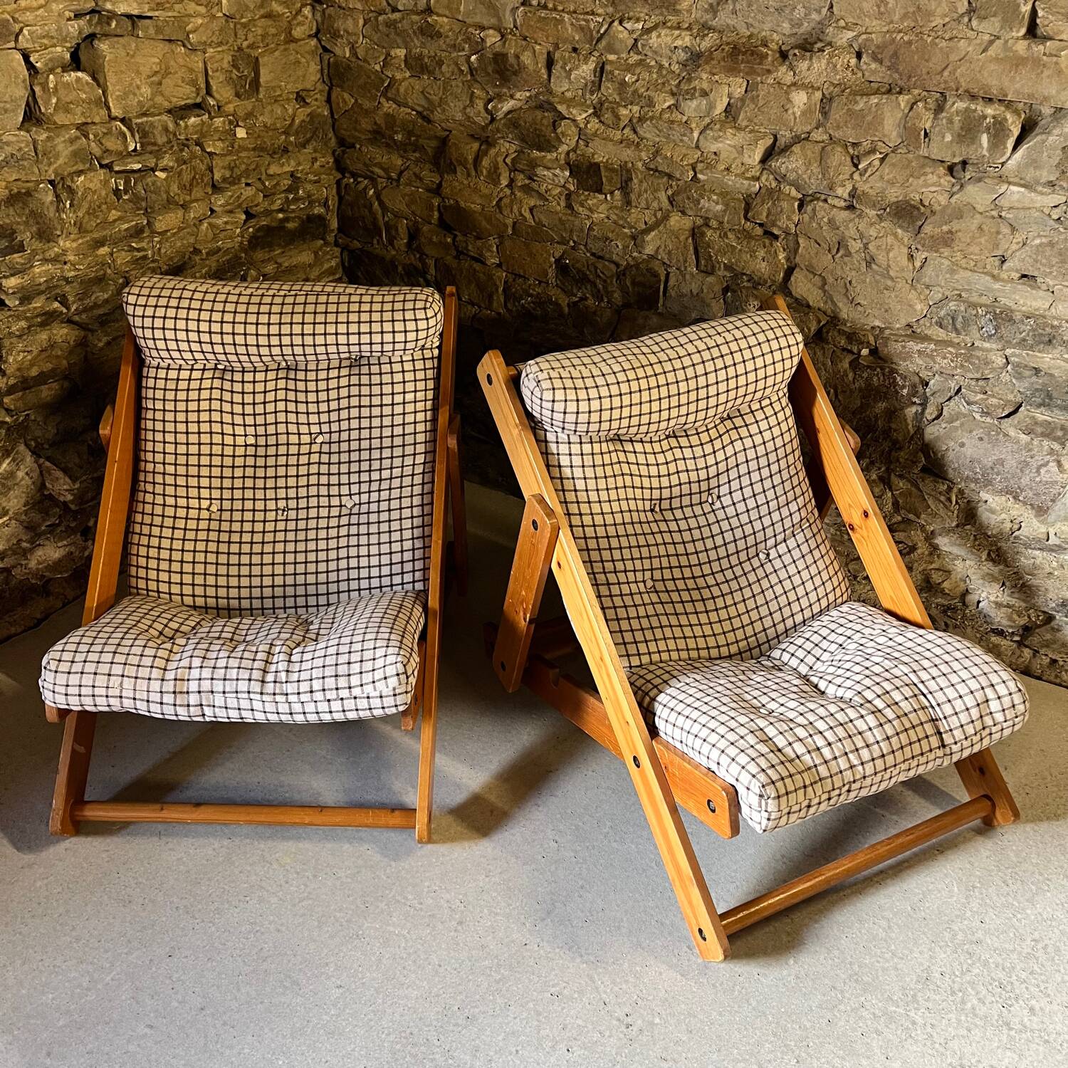 Pair of Kon Tiki armchairs by Gillis Lundgren for Ikea