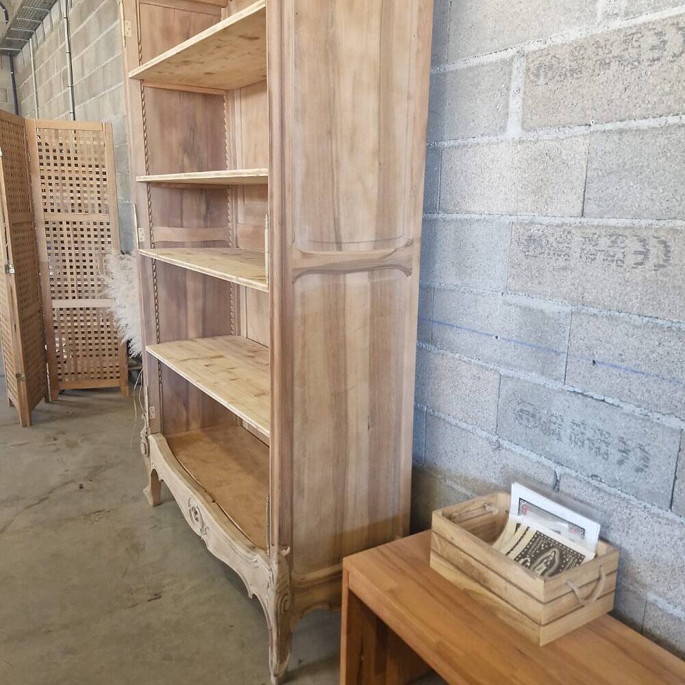 Solid cherry wardrobe – revalued Louis XV style