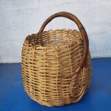 Rattan round basket