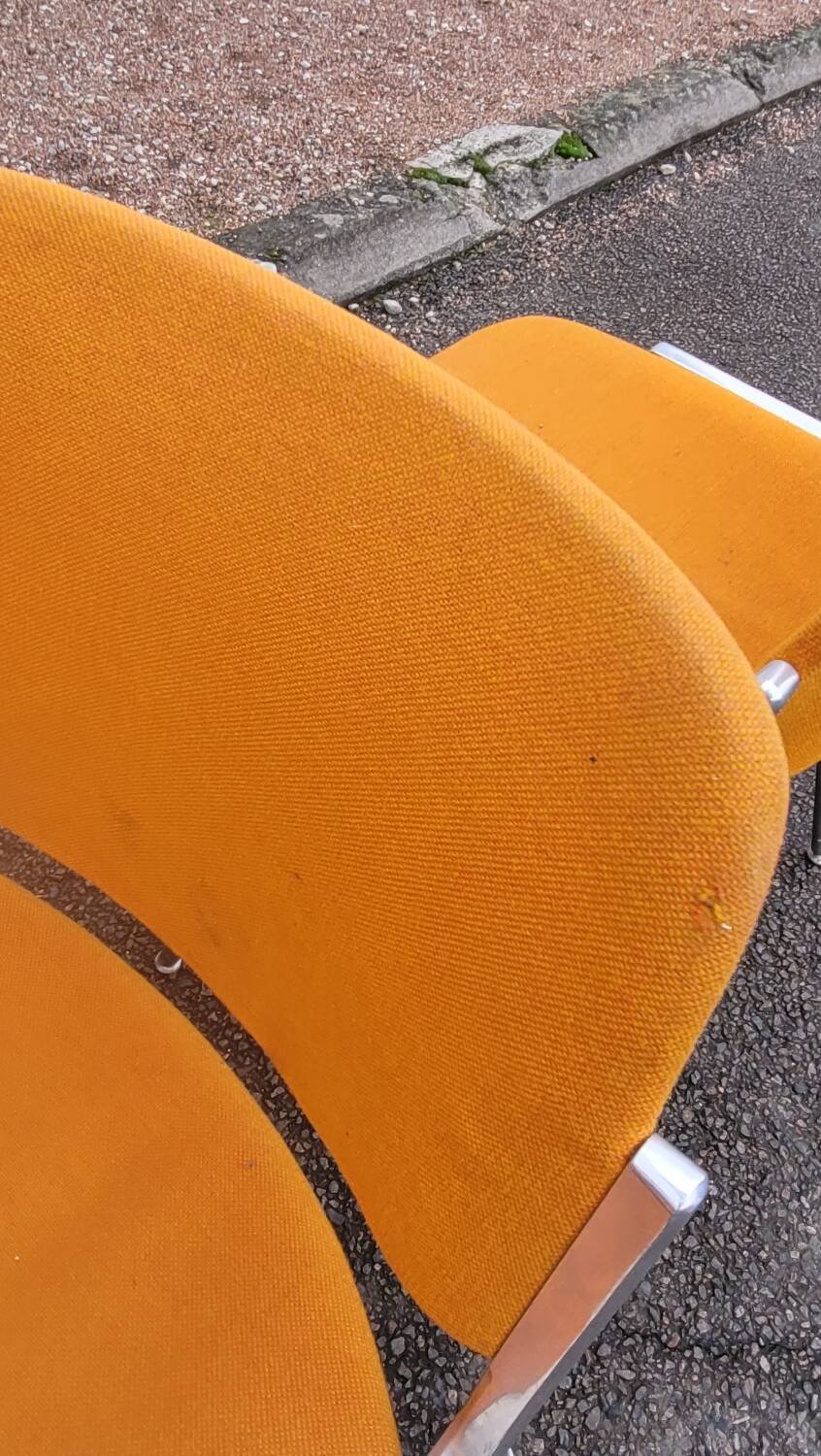 Series of 4 DSC chairs by Giancarlo Piretti for Anomina Castelli design