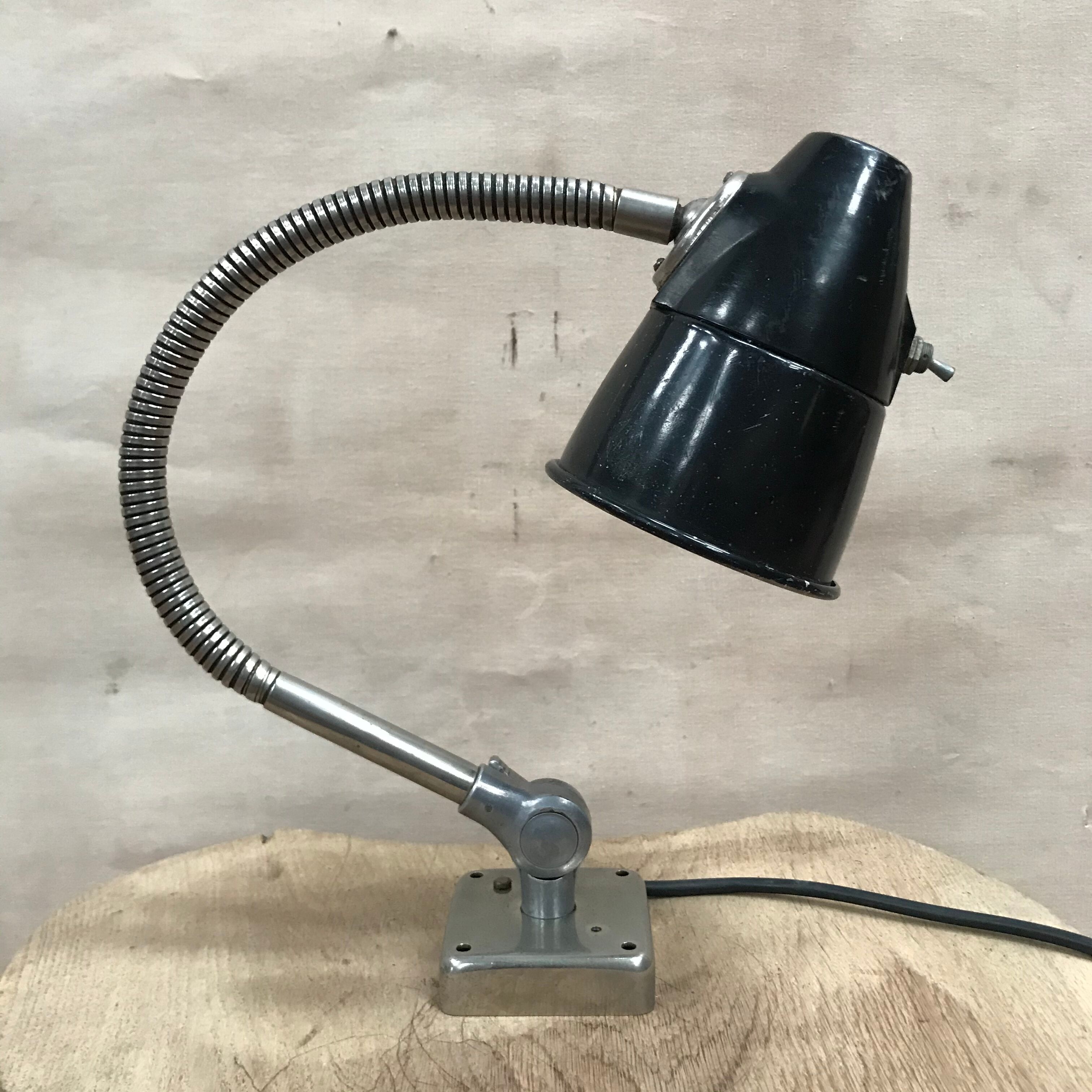 Vintage Russian workshop or desk lamp