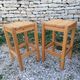 Pair of stools. Vintage