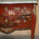 Commode Bombe Chinoiserie en Chêne, Marbre et Bois Doré