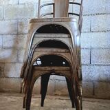 Set of 4 chairs Tolix A Xavier Pauchard 1930