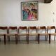 Set of 6 Moller chairs - model #71 (Design Niels O. Moller)