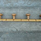 Bamboo coat rack 4 hooks