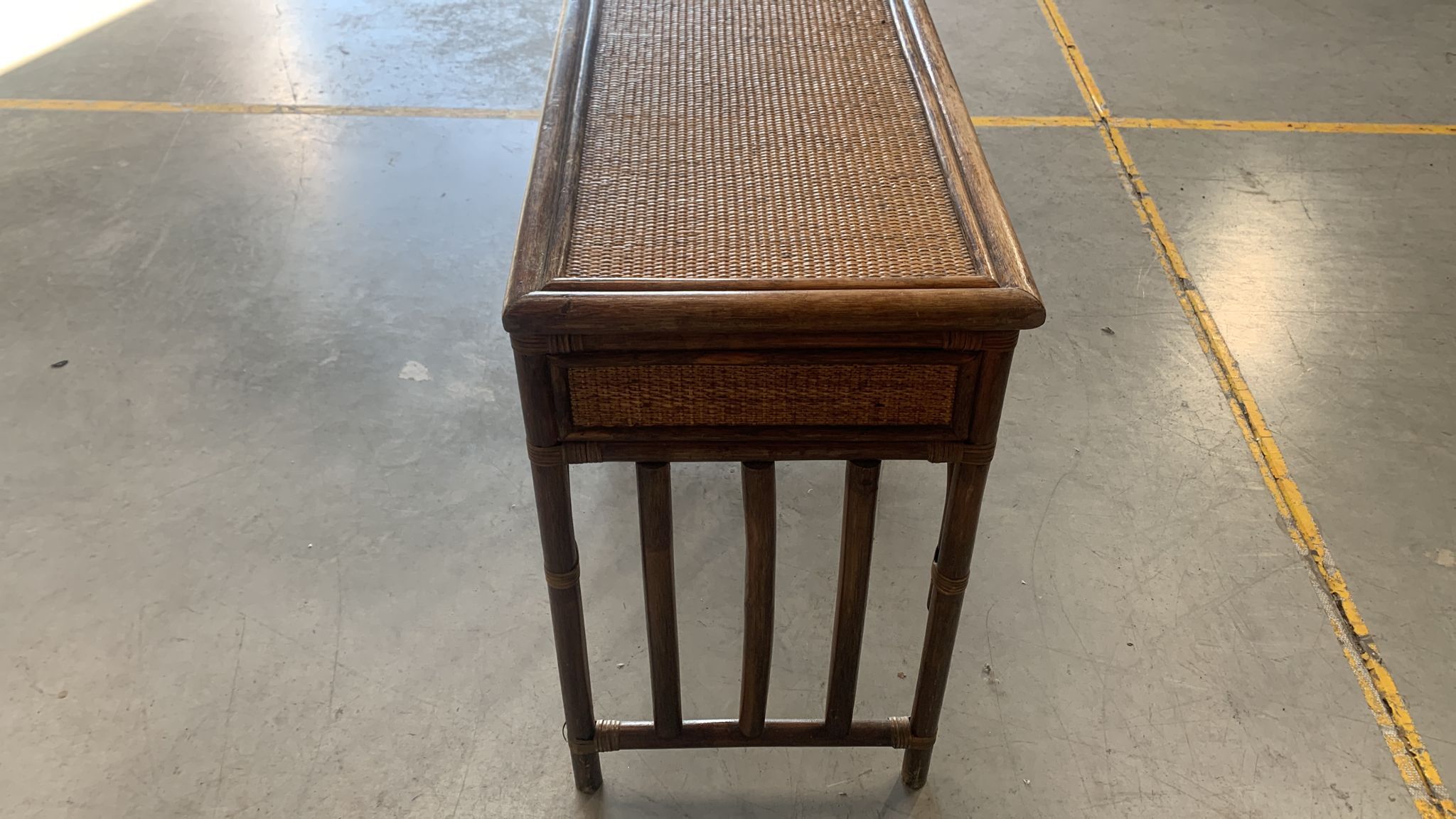 Rattan desk