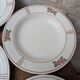 7 old deep plates in Salins earthenware model Nénuphar 24.5cm