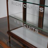 Mahogany Counter Top Cake & Biscuits Shop Display Cabinet, circa 1900
