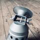 Wall lamp Zeiss Ikon Bauhaus industrial 1930 workshop glass mercurized
