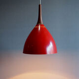 Vintage Danish Red metal suspension