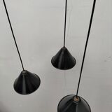 Enameled sheet metal pendant lights