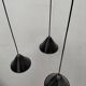 Enameled sheet metal pendant lights