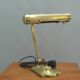 Art Deco brass piano lamp with rotary switch socket