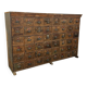 Large Antique Bank of Drawers – 48 Drawer Industrial Cabinet