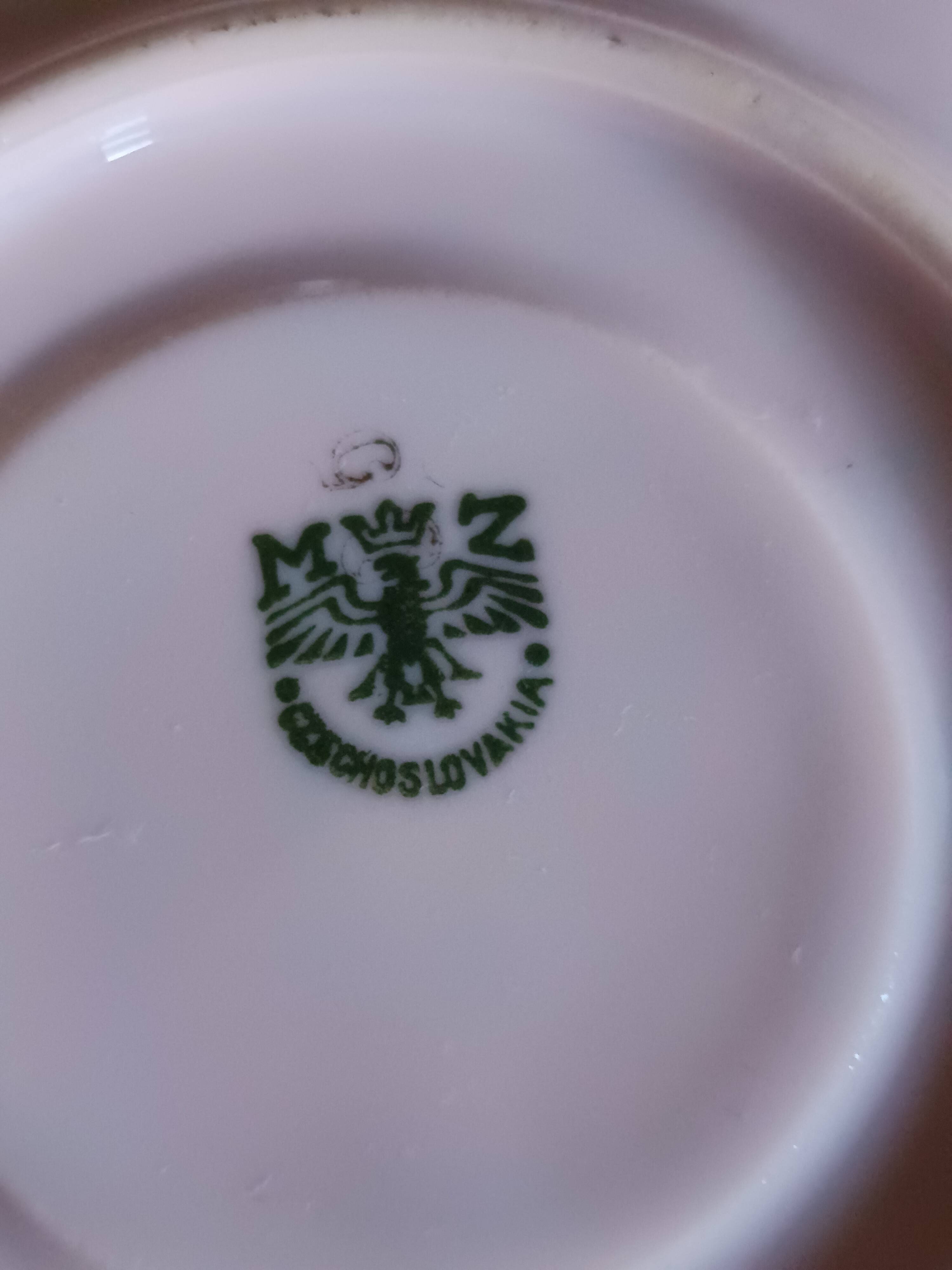 Pink Art Deco coffee service Victoria Porcelain Bohemia – 12 cups – years