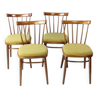 Lot de 4 chaises de salle à manger par Tatra, Tchécoslovaquie, années 1960