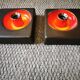 Pair of Space age ceramic wall lights from the 60s/70s