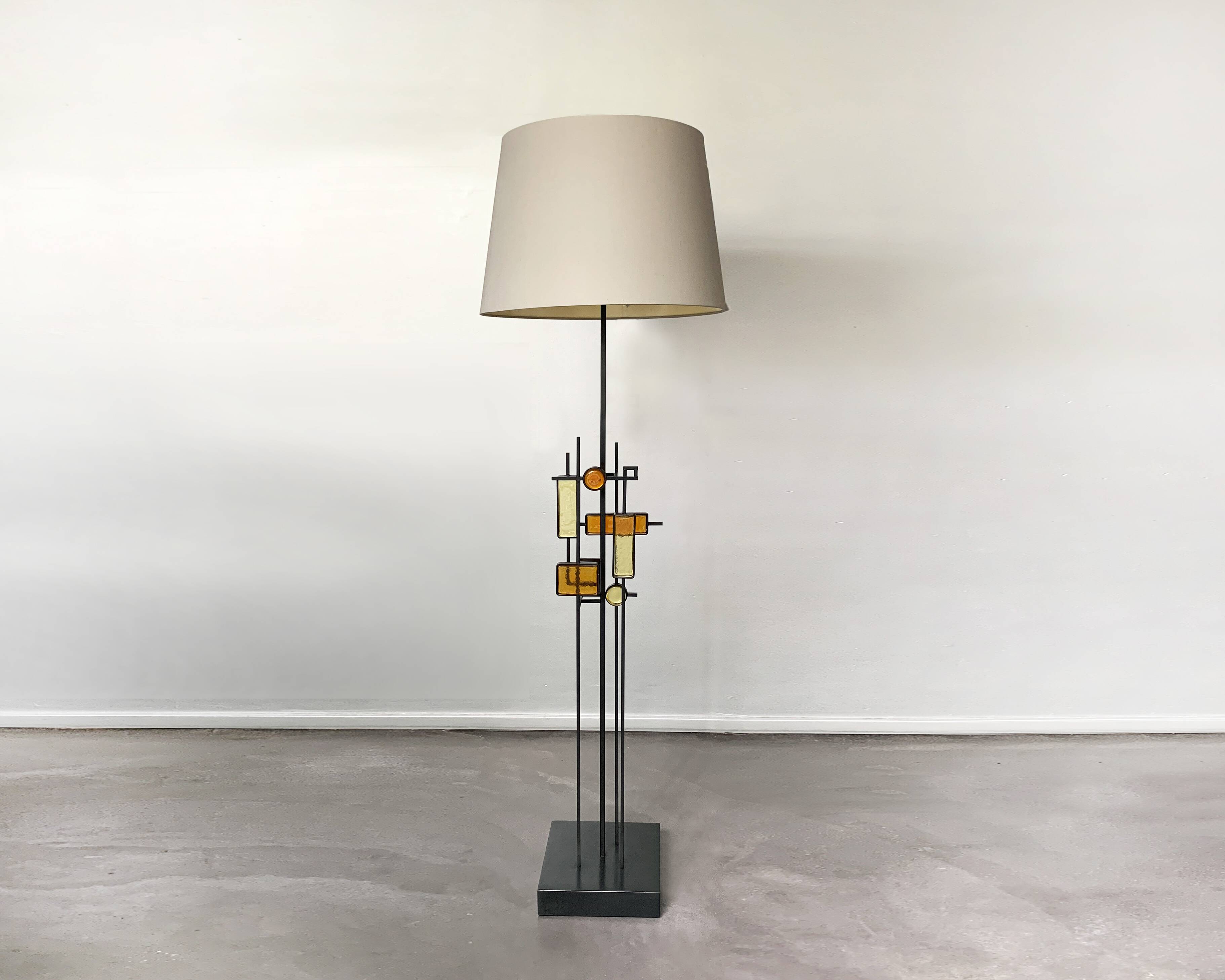 Scandinavian floor lamp, Svend Aage Holm Sorensen, Denmark 1960s