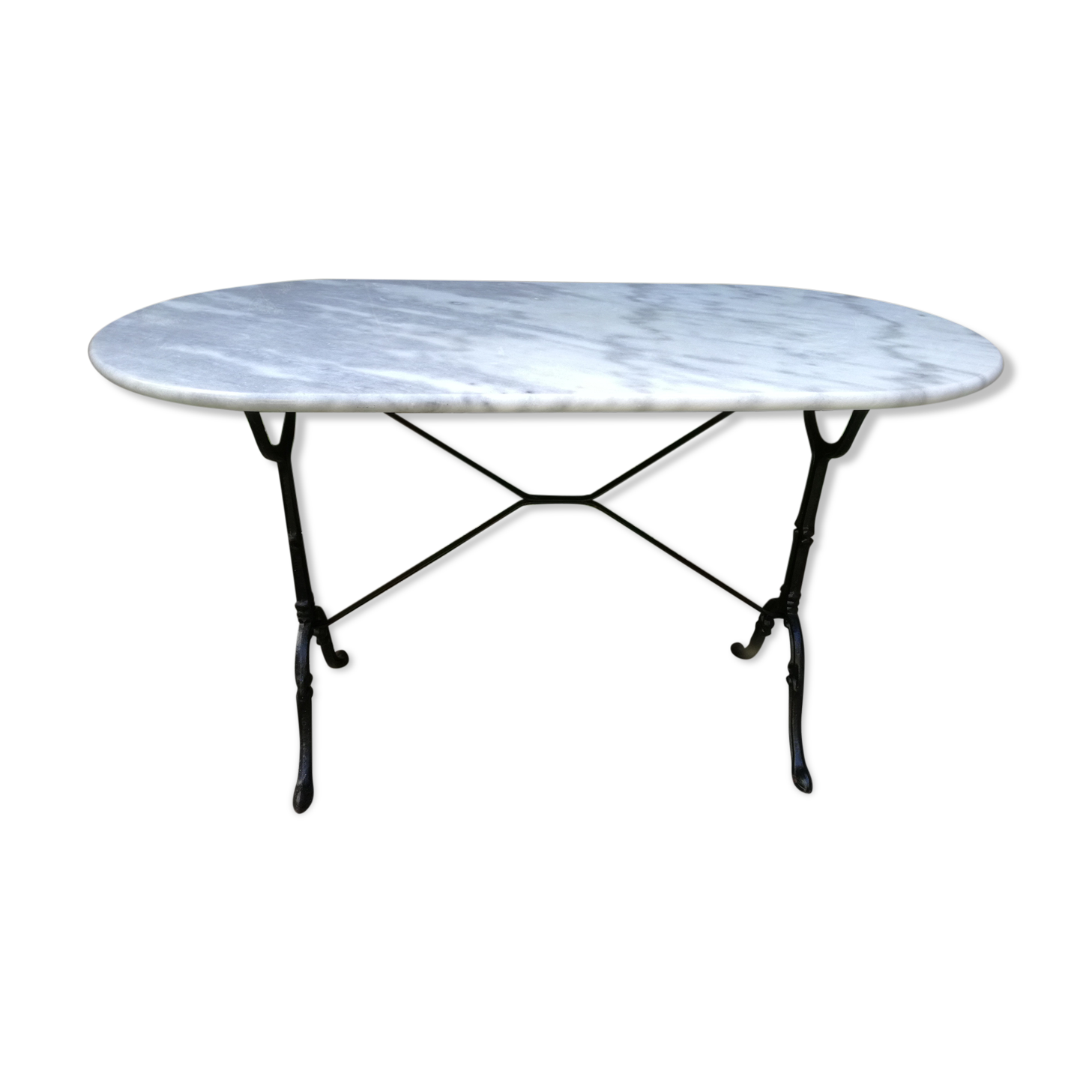 Bistro table 1900 in Carrara marble