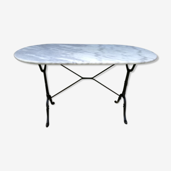 Bistro table 1900 in Carrara marble