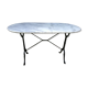 Bistro table 1900 in Carrara marble