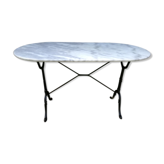 Bistro table 1900 in Carrara marble