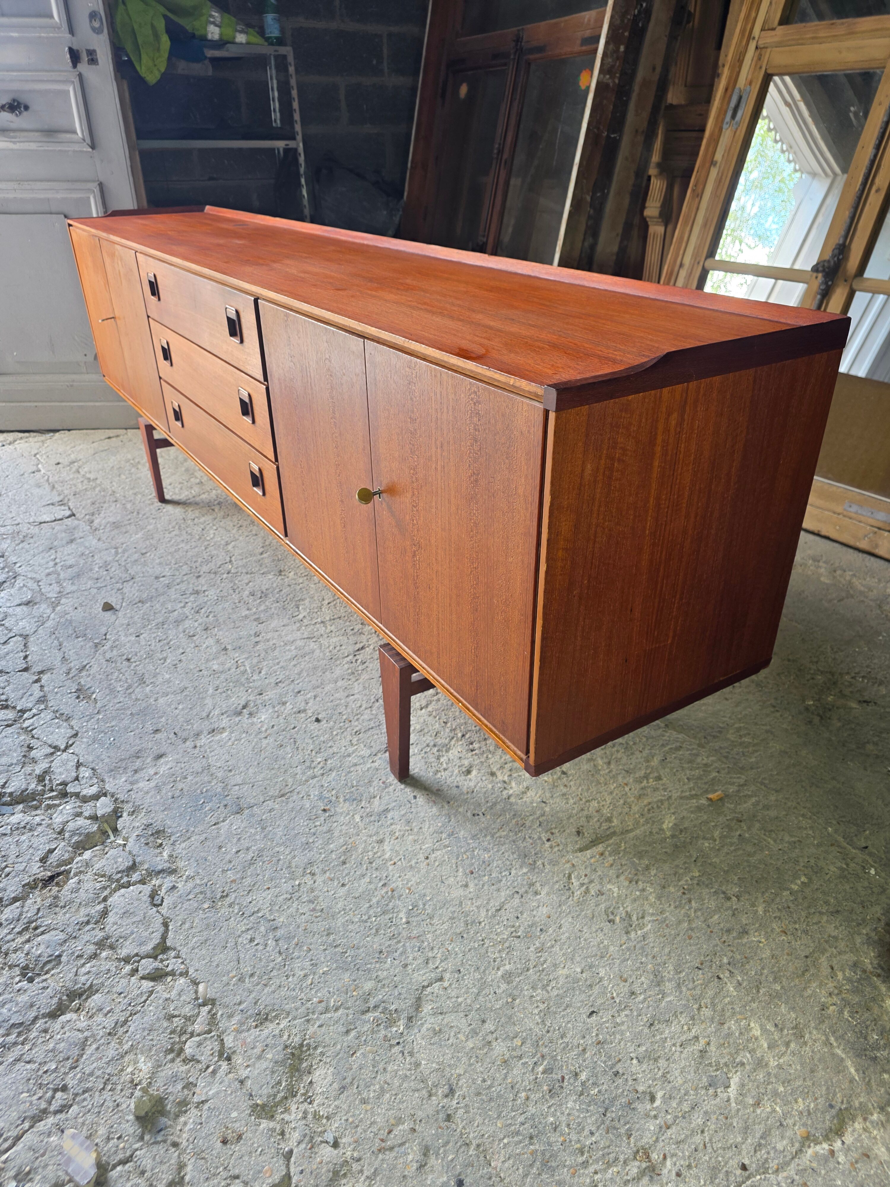Scandinavian teak sideboard from the 1960s.