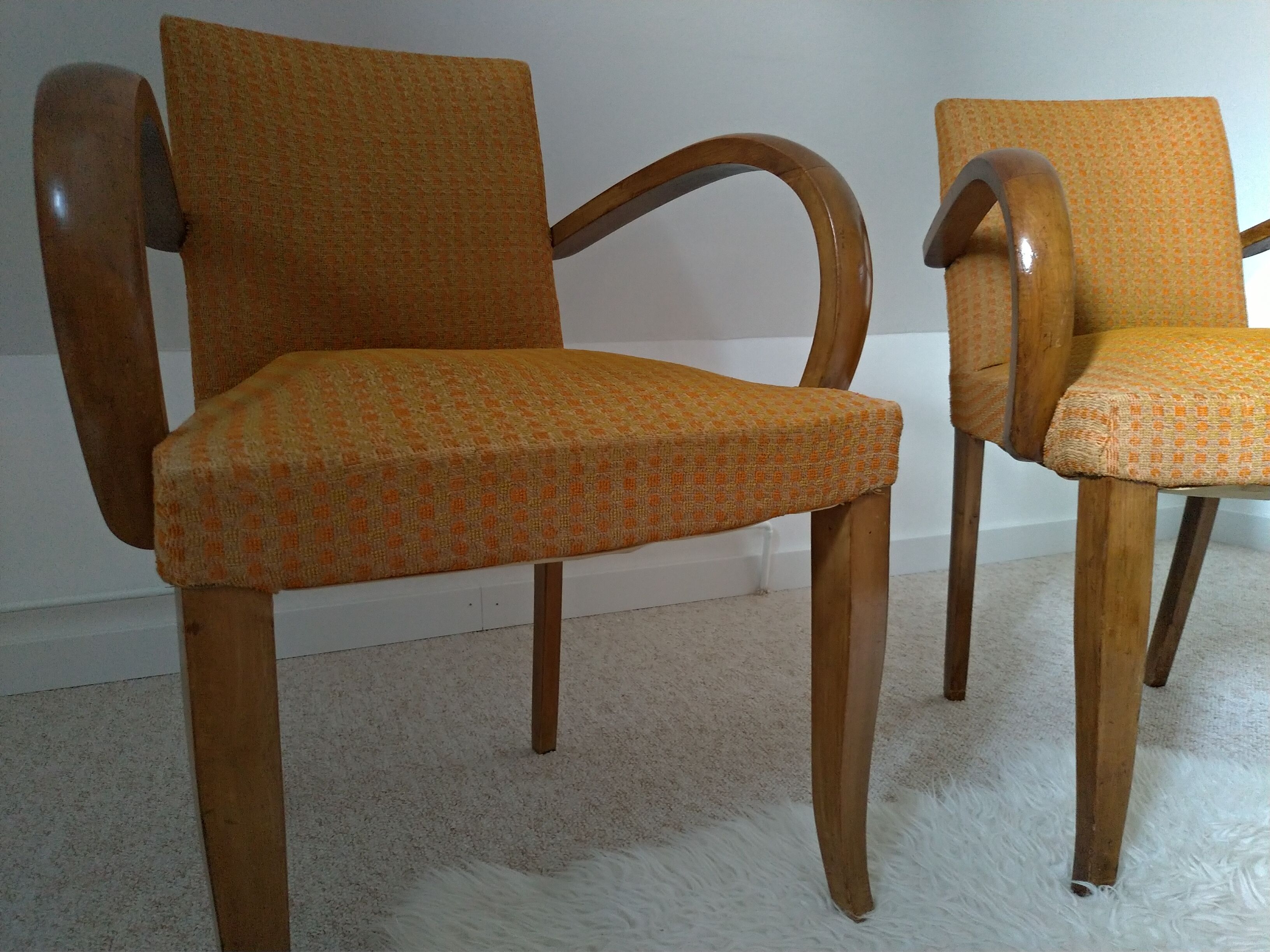 Pair of bridge chairs
