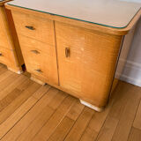 Pair of vintage 50s bedside tables