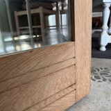 Vintage Art Deco mirror door Izïa solid oak wood