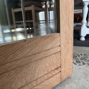 Vintage Art Deco mirror door Izïa solid oak wood
