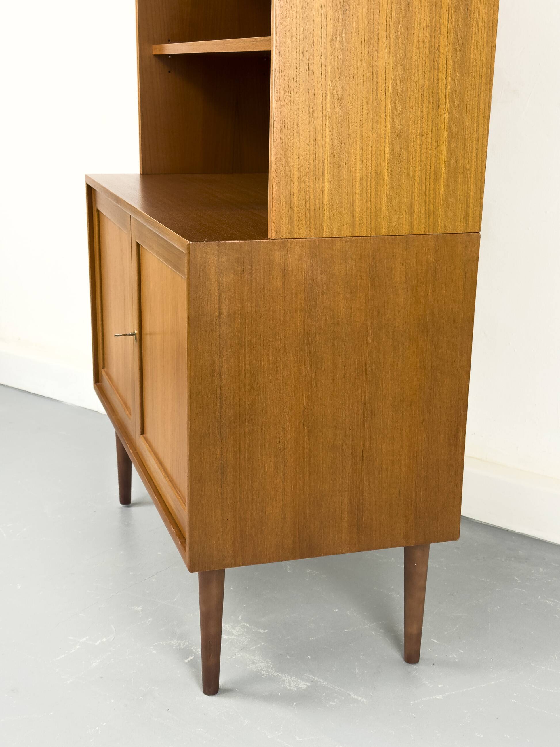 Teak bookcase from WK Möbel, 1960s