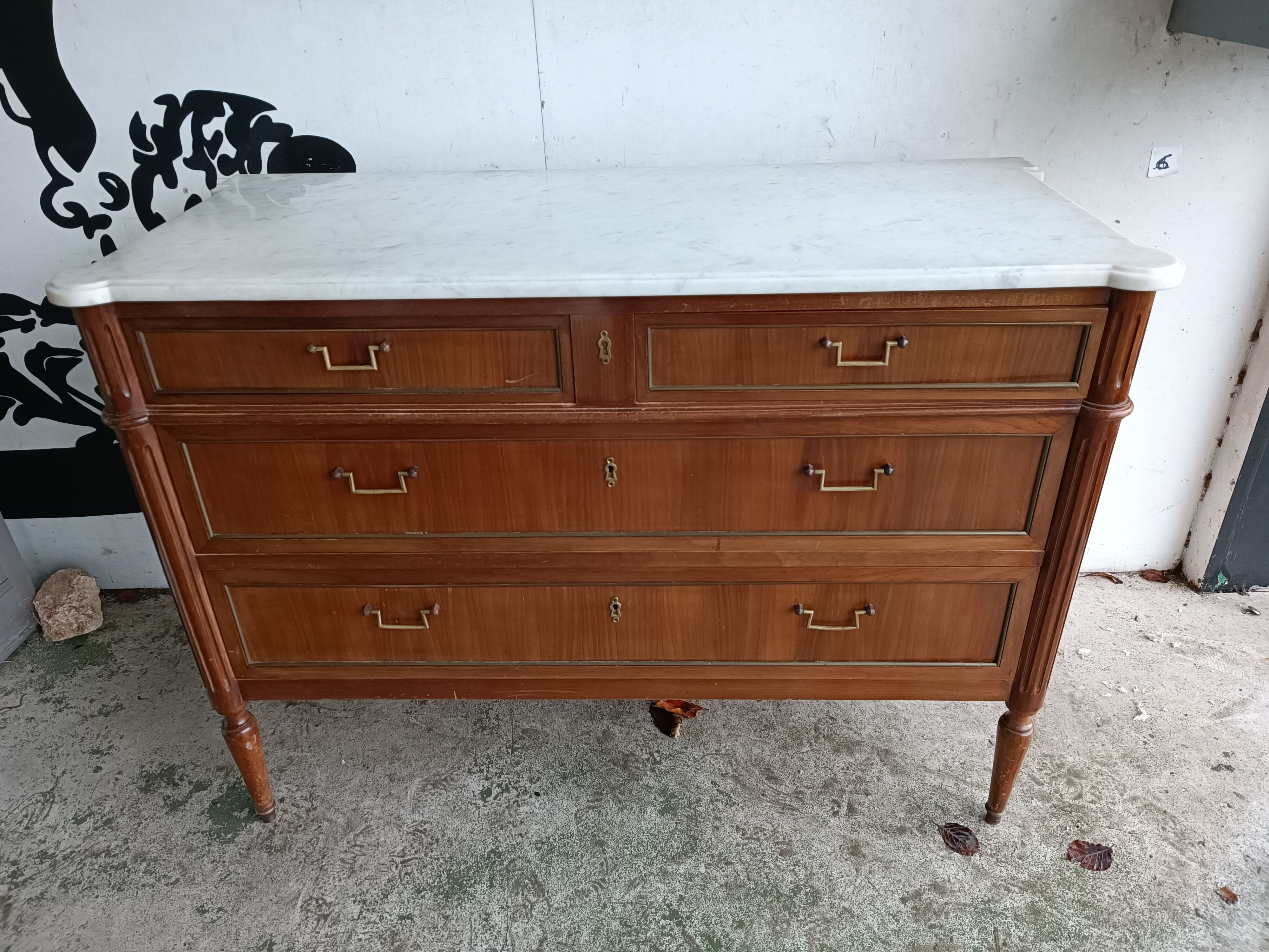 Commode 4 tiroirs xxe style louis xvi