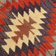 Tapis Kilim géométrique tribal vintage 5x8, 164x233 cm