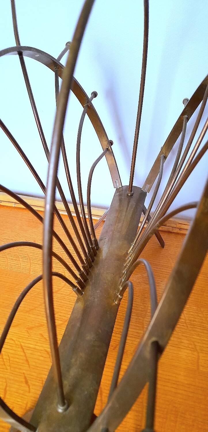 Brass magazine rack 60s