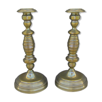 Pair of vintage candle holders