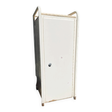 Petit meuble métal et bois