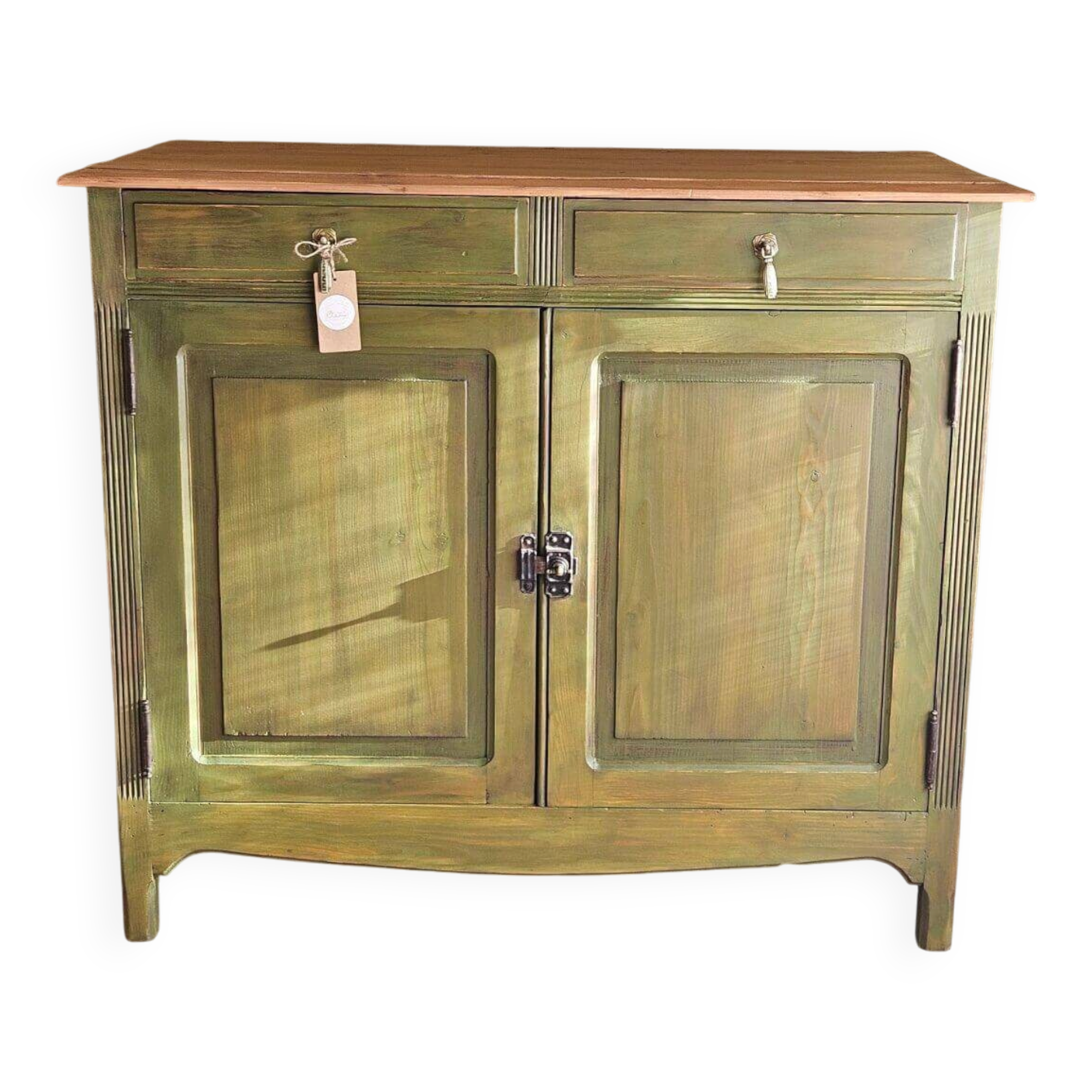 Renovated and distressed old buffet | Gaston