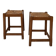 Solid oak stool