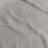 Antique damask tablecloth ten napkins 165 X 285 cm