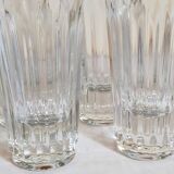 Six verres à anisette de bistrot vintages