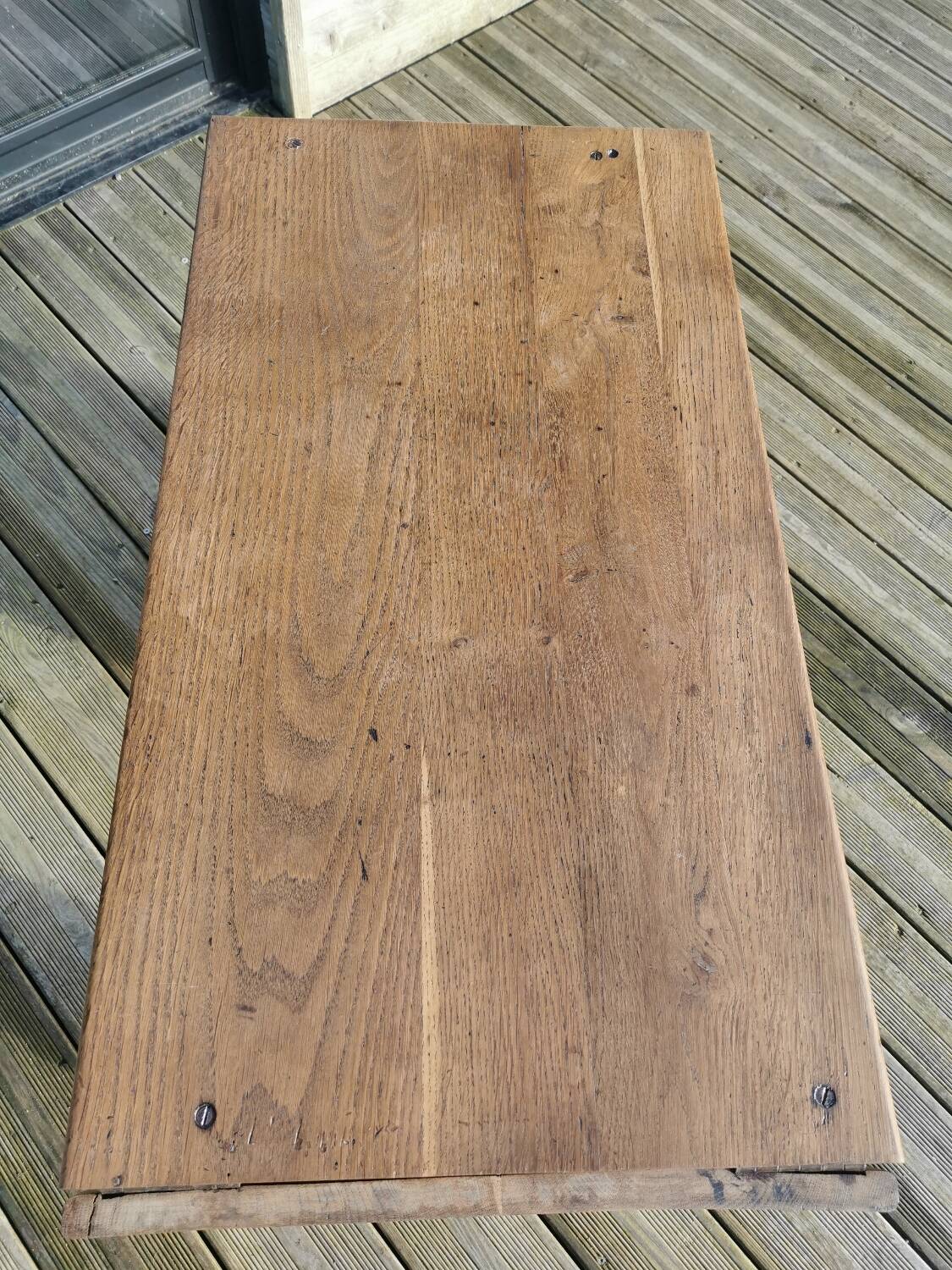 Oak administration desk