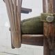 Chaise de bureau pivotante de style Thonet antique (faite à la main)