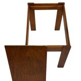 Vintage set of 3 side tables nesting pine wood 60s