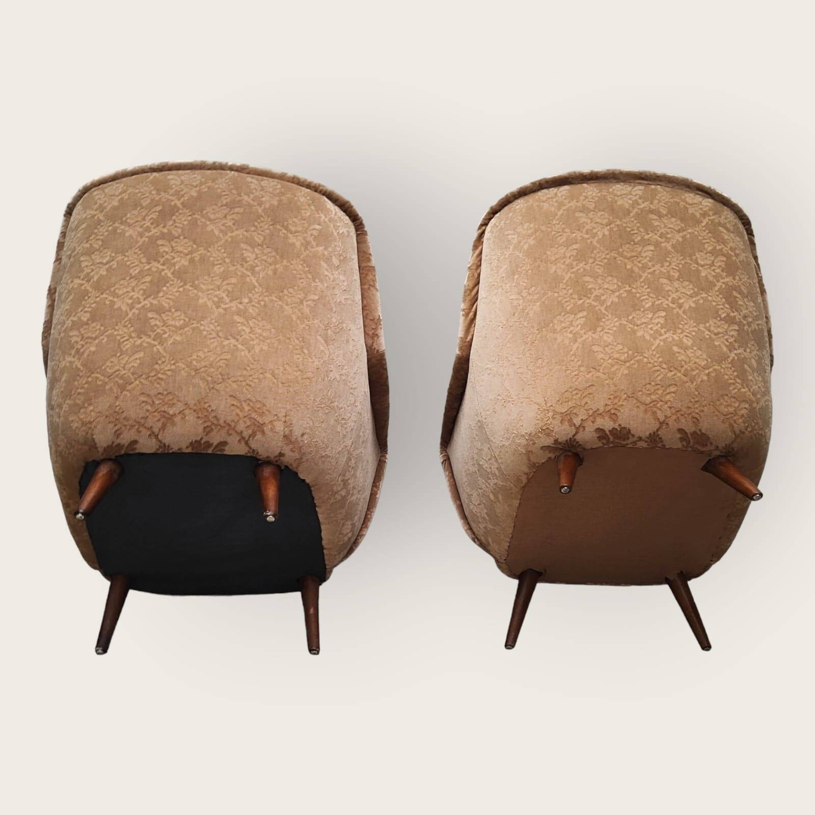 Twee Mid Century fauteuils