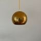 Set of 2 vintage Danish brass design pendant - Louis Poulsen Topan style